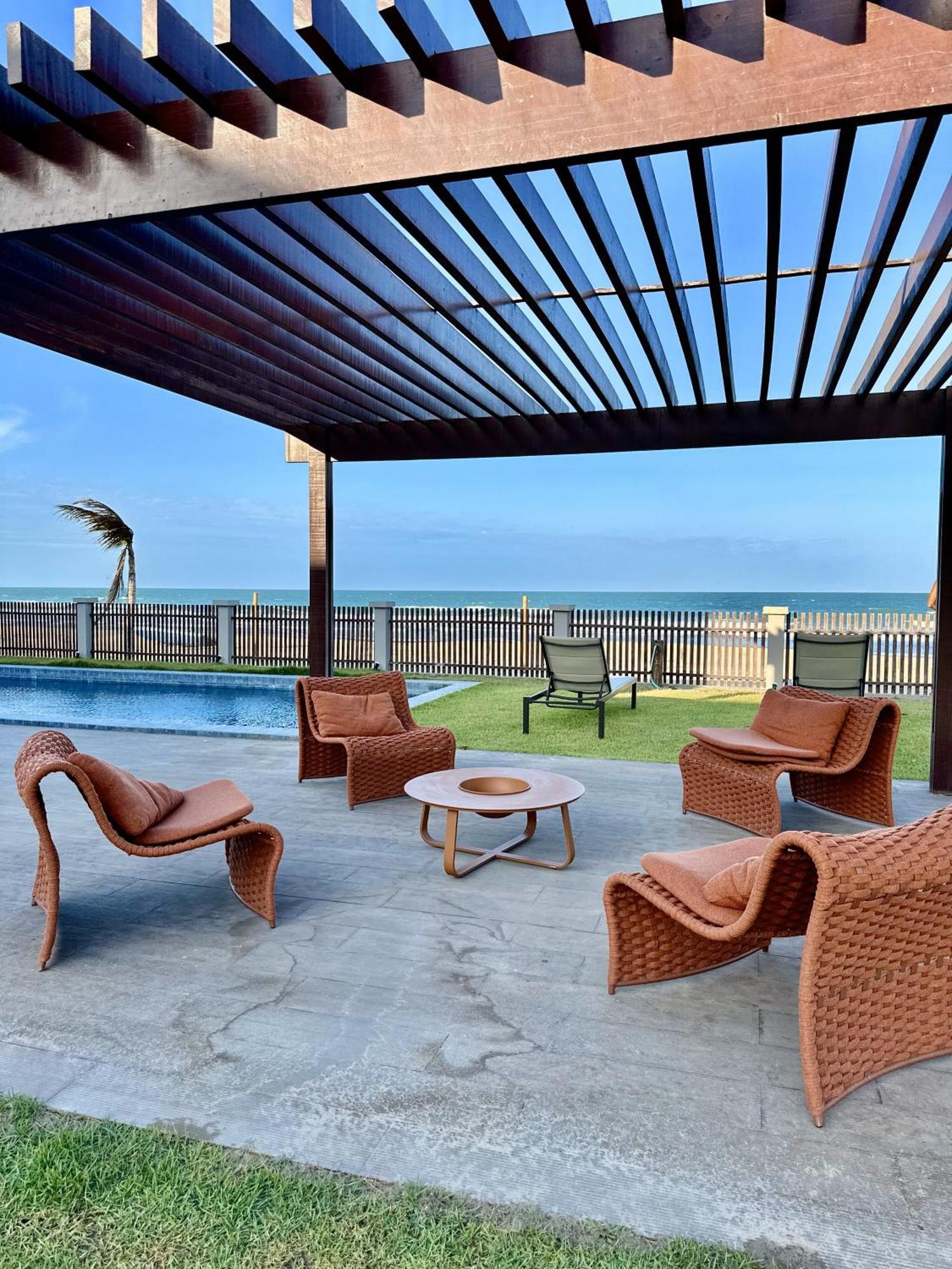 Casa Alto Padrao Beira Mar Ao Lado Do Zorah Beach Trairi - Flecheiras Флехейрас Екстериор снимка
