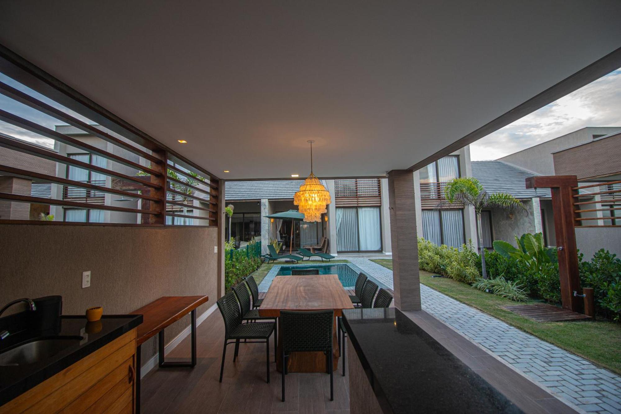 Casa Alto Padrao Beira Mar Ao Lado Do Zorah Beach Trairi - Flecheiras Флехейрас Екстериор снимка
