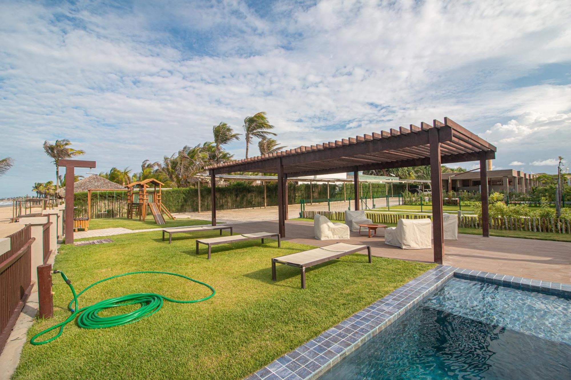 Casa Alto Padrao Beira Mar Ao Lado Do Zorah Beach Trairi - Flecheiras Флехейрас Екстериор снимка