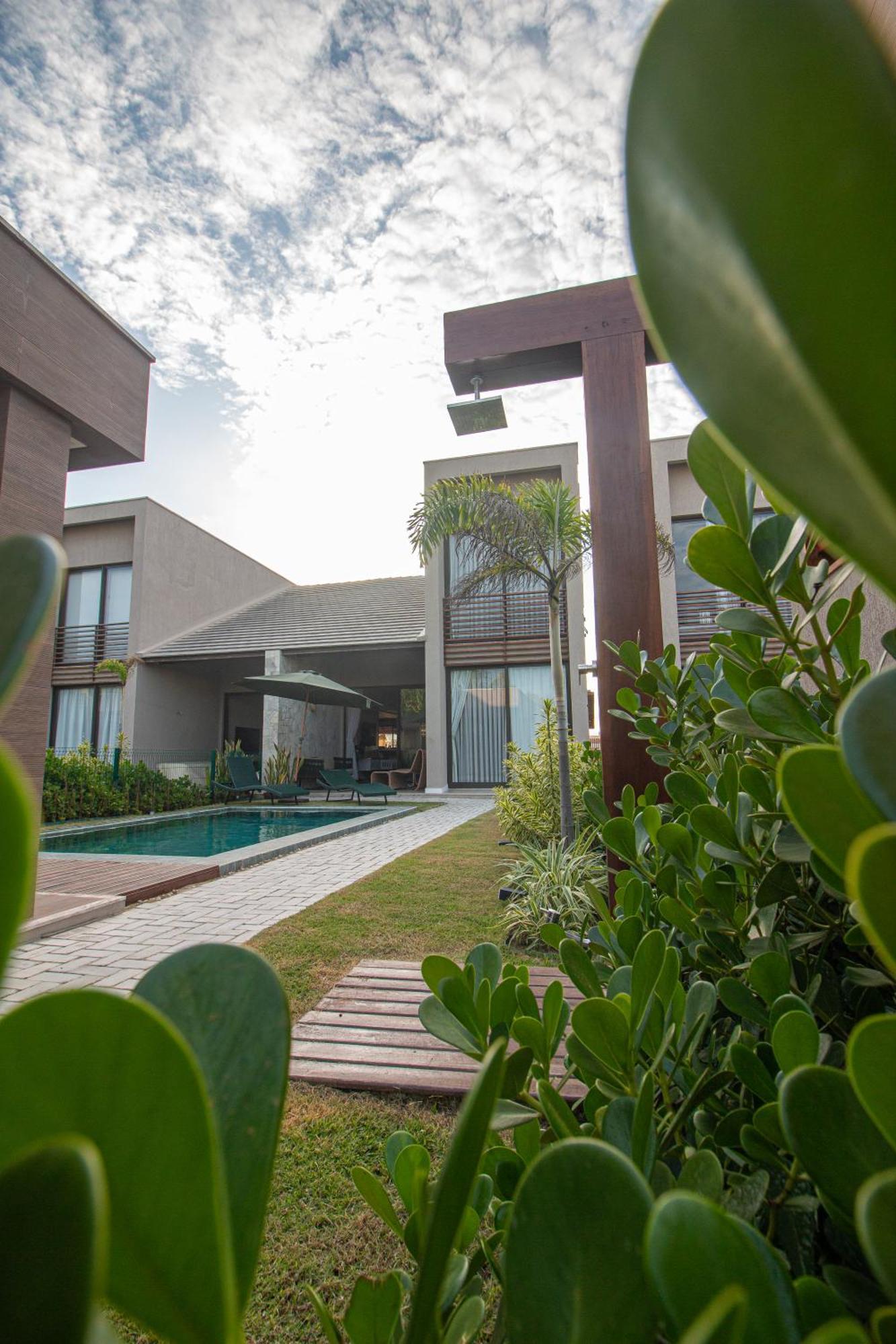 Casa Alto Padrao Beira Mar Ao Lado Do Zorah Beach Trairi - Flecheiras Флехейрас Екстериор снимка