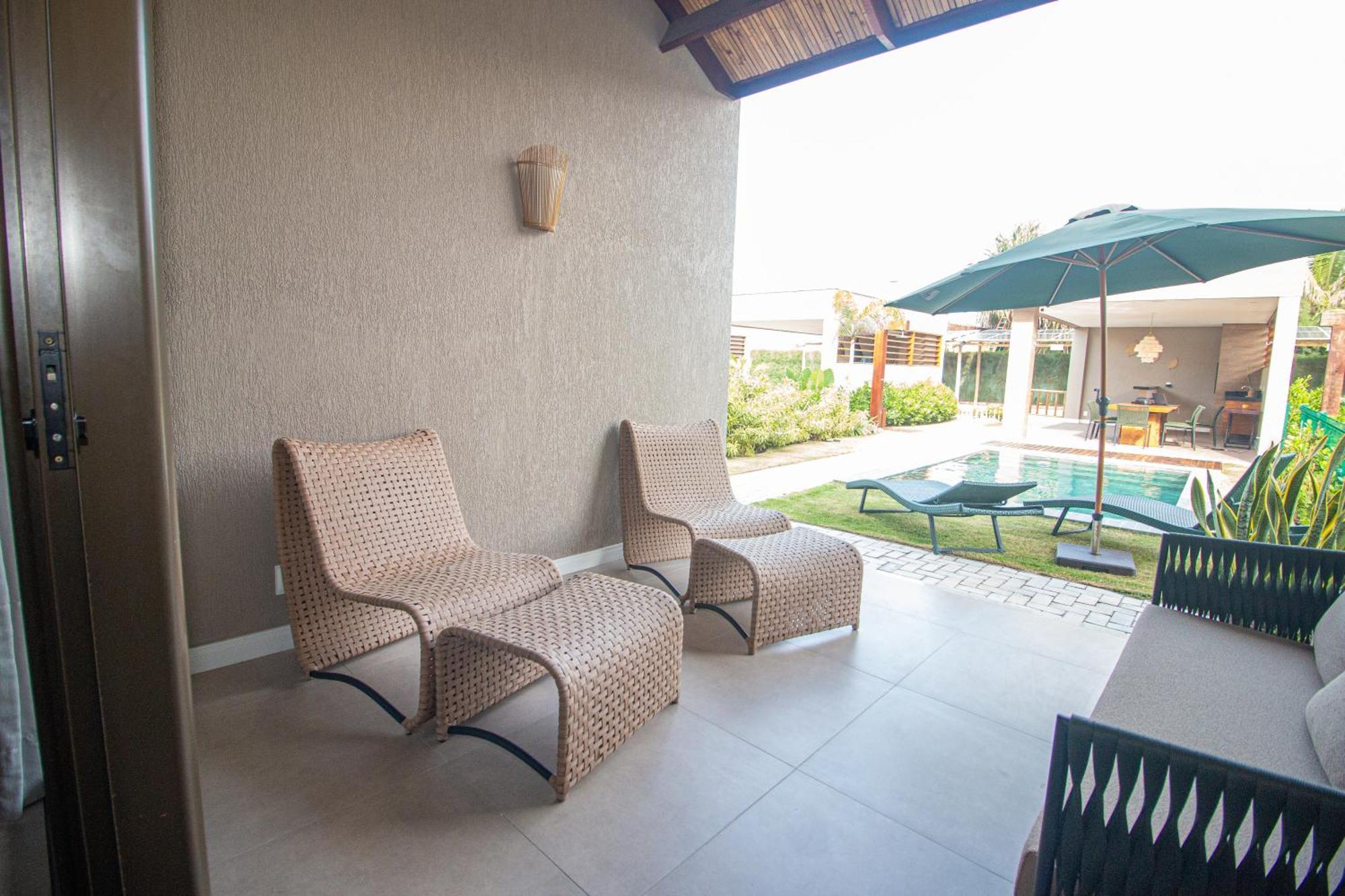 Casa Alto Padrao Beira Mar Ao Lado Do Zorah Beach Trairi - Flecheiras Флехейрас Екстериор снимка