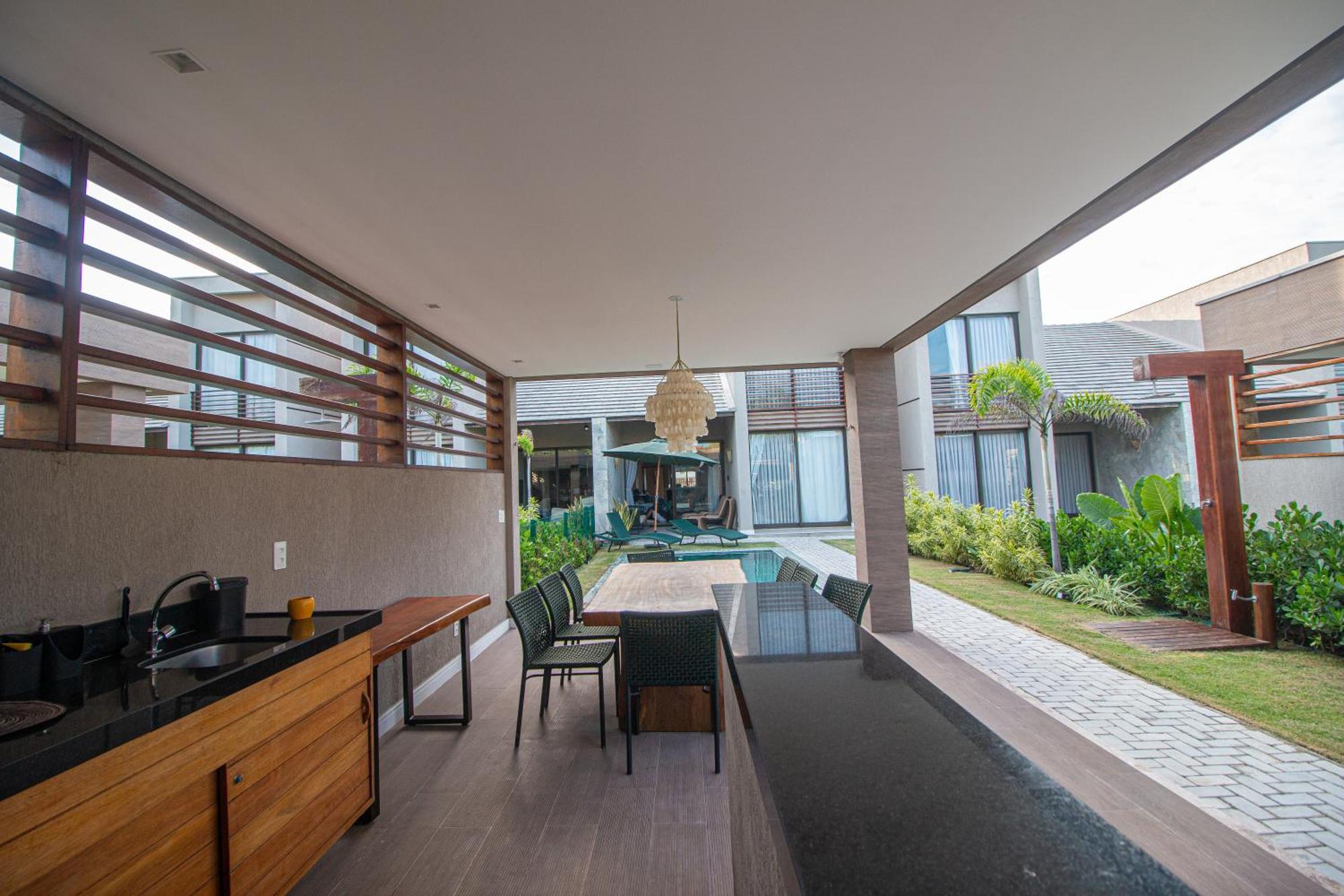 Casa Alto Padrao Beira Mar Ao Lado Do Zorah Beach Trairi - Flecheiras Флехейрас Екстериор снимка